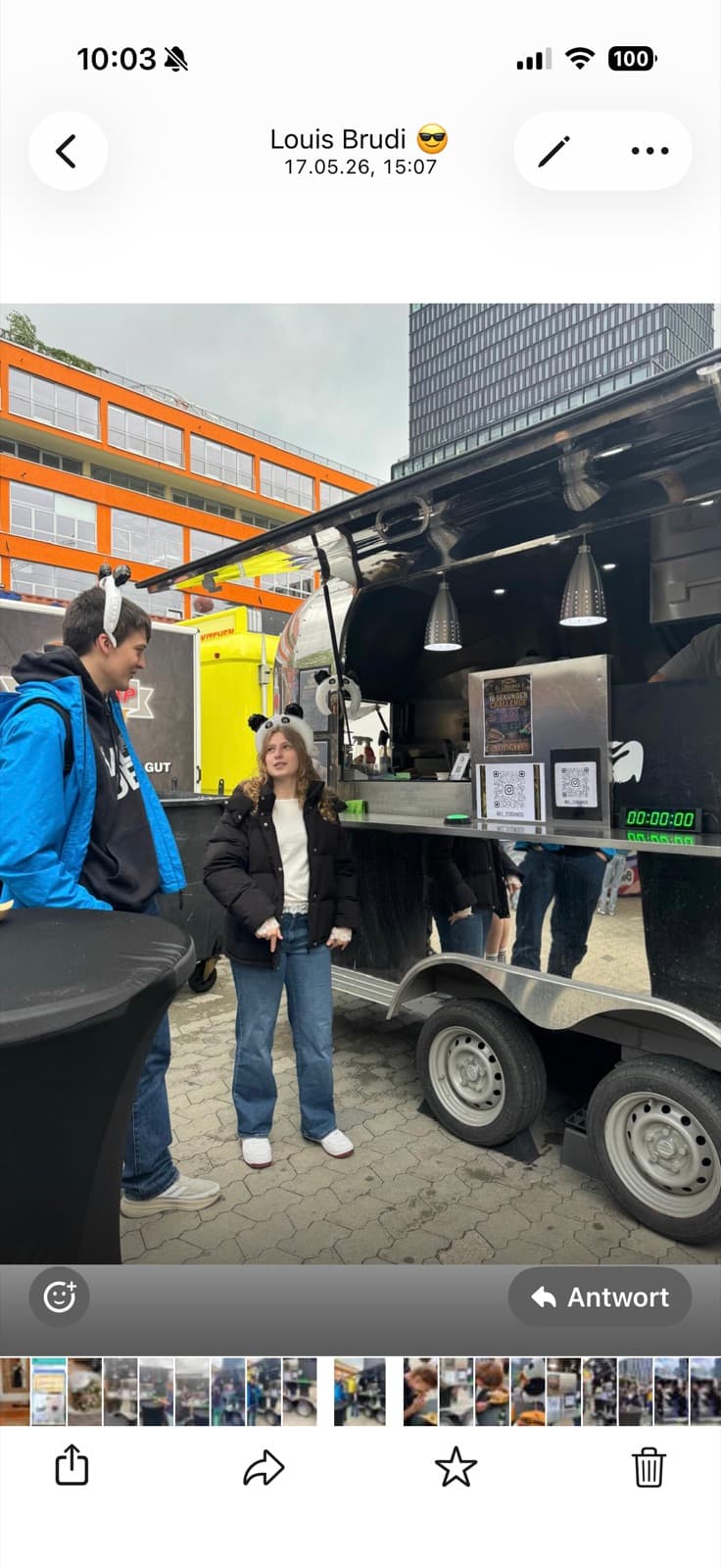 Der El Cobanos Airstream im Einsatz auf einem Event